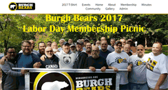 Desktop Screenshot of burghbears.org
