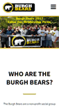 Mobile Screenshot of burghbears.org