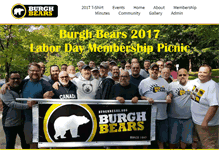 Tablet Screenshot of burghbears.org